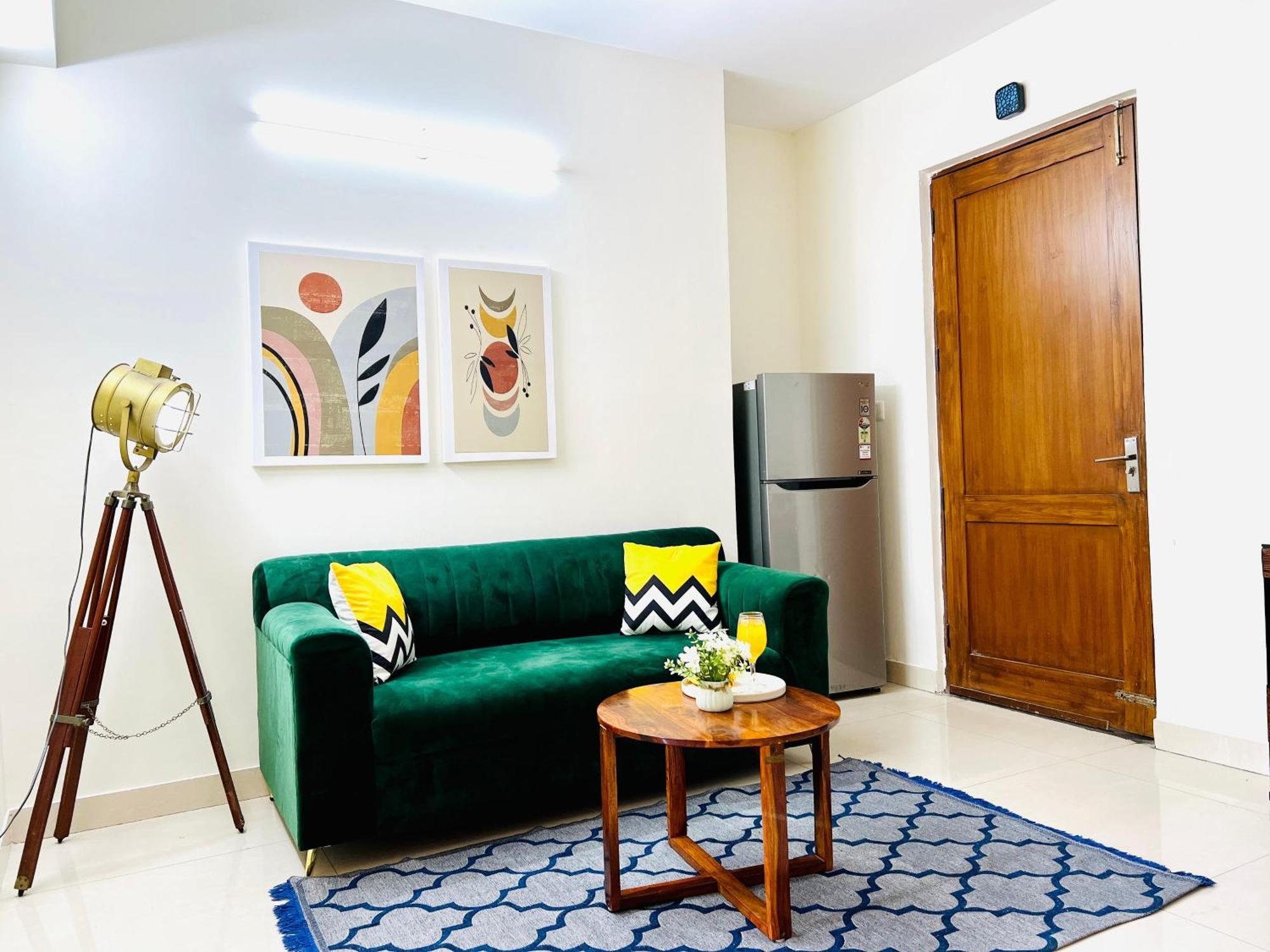Apartment Bluo Classic 1bhk - Defence Colony Market *